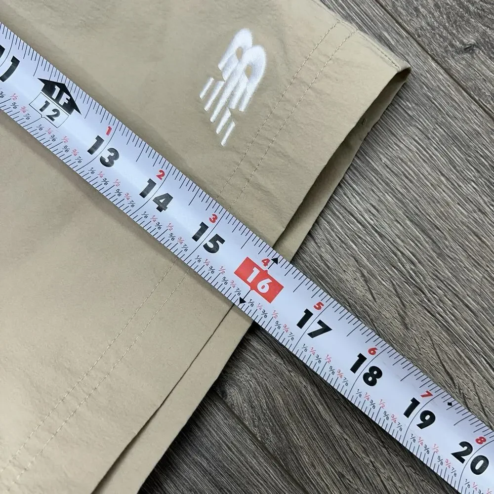 New Balance Shorts Size XL Mens Light Brown Woven 5
